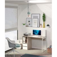 Escritorio Moderno Henry 120 cm Duna/Blanco R&R MUEBLES