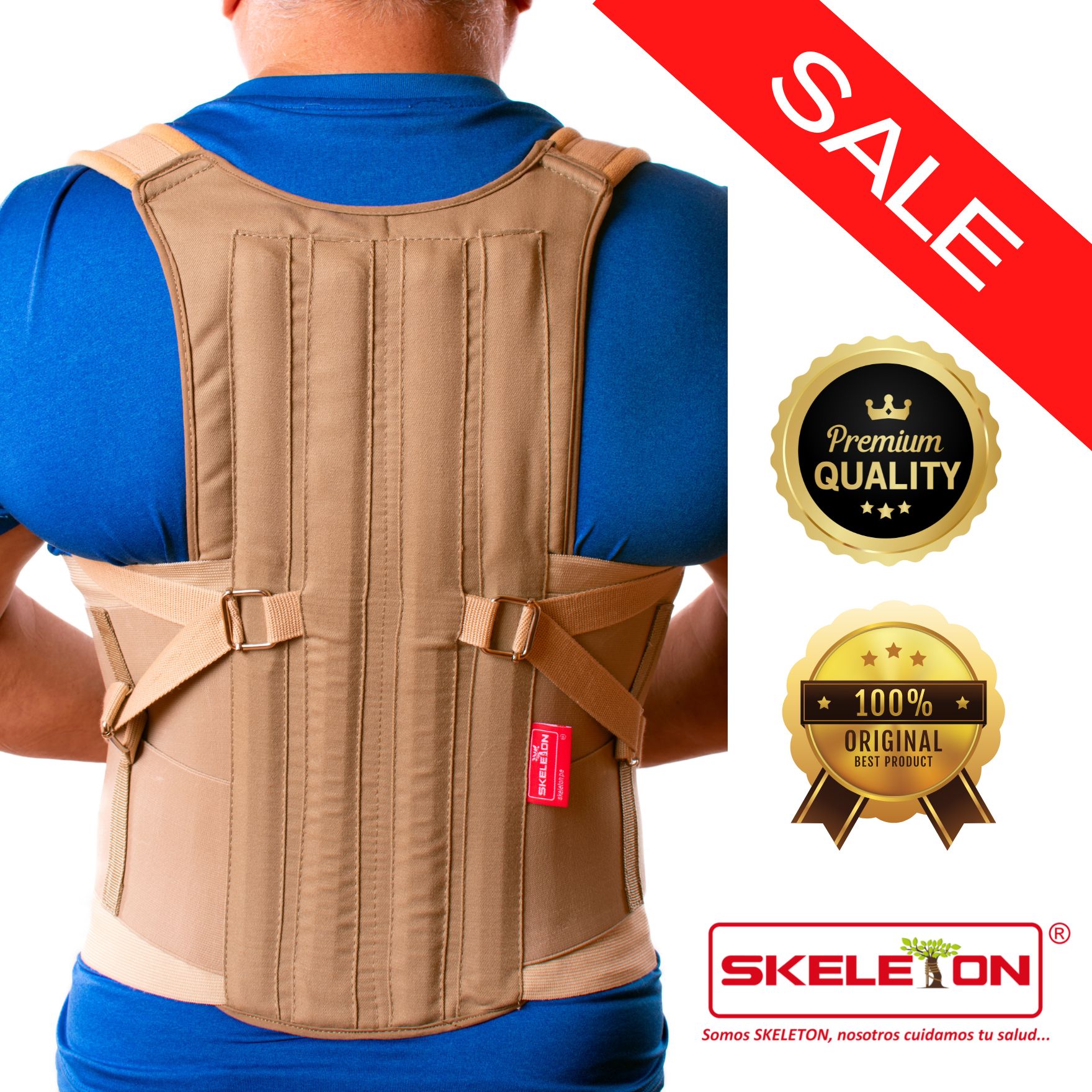 Faja Dorso Lumbar  Talla XXL - SKELETON