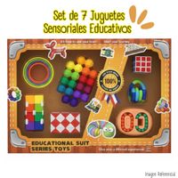 Set de 7 Juguetes Sensoriales Educativos