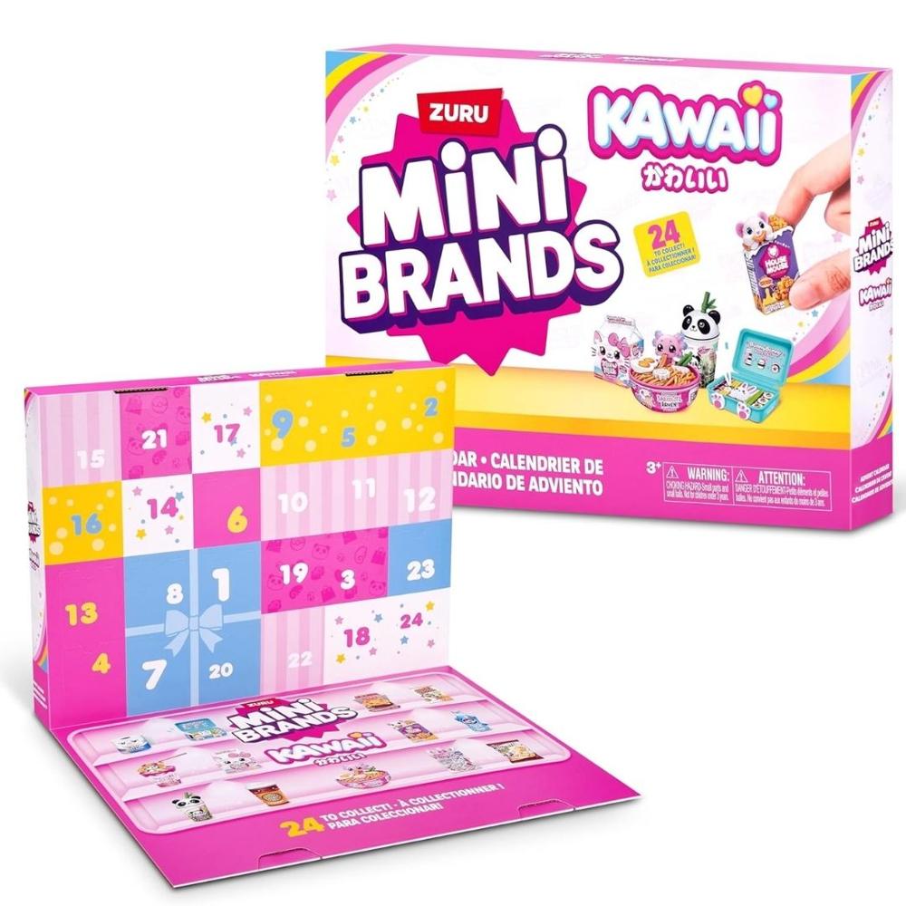 Calendario de Adviento Mini Brands Kawaii ZURU con Mini Coleccionables Sorpresa