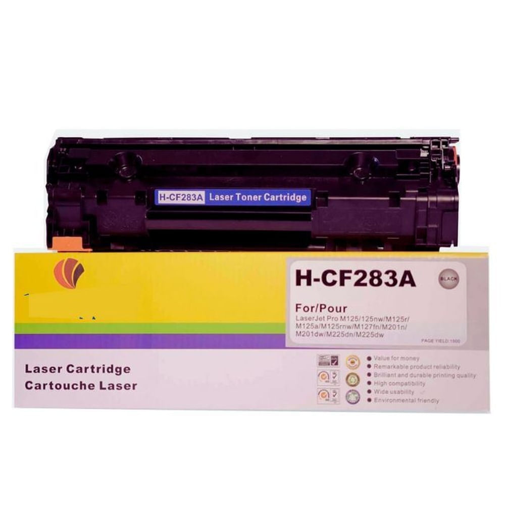 TONER COMPATIBLE 83A CF283A NEGRO M127fnM225dw 1500pag