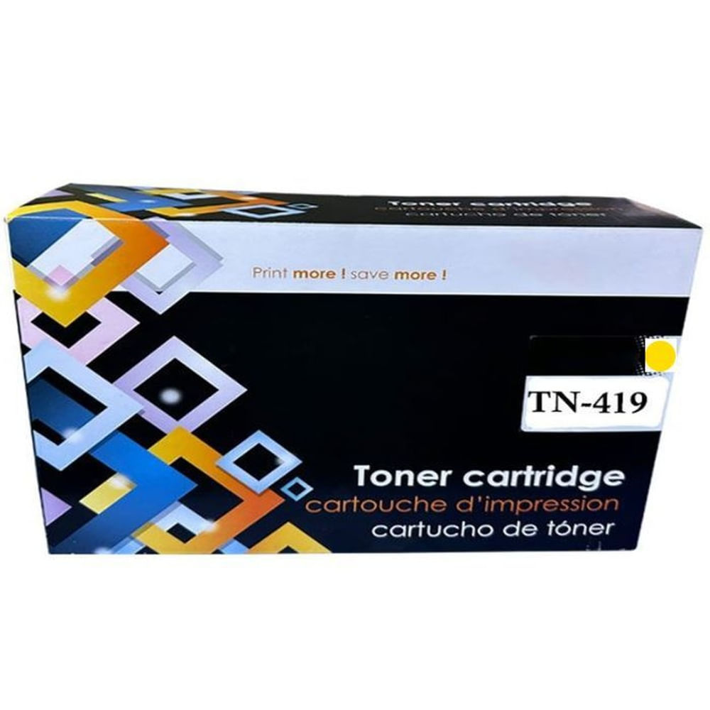 TONER COMPATIBLE TN-419 BROTHER YELLOW