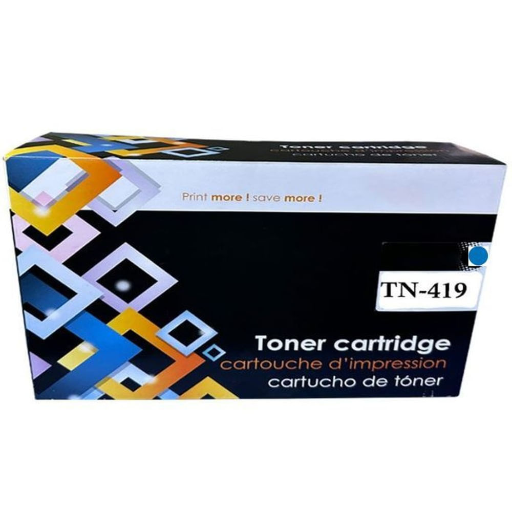 TONER COMPATIBLE TN-419 BROTHER CYAN