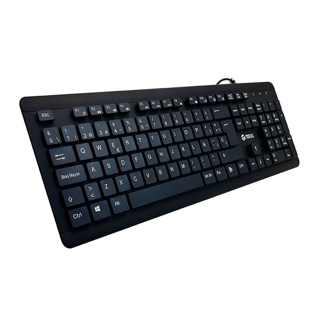 Teclado lavable TEROS TE-4065N IPX7 USB negro Teclado lavable TEROS TE-4065N IPX7 USB negro
