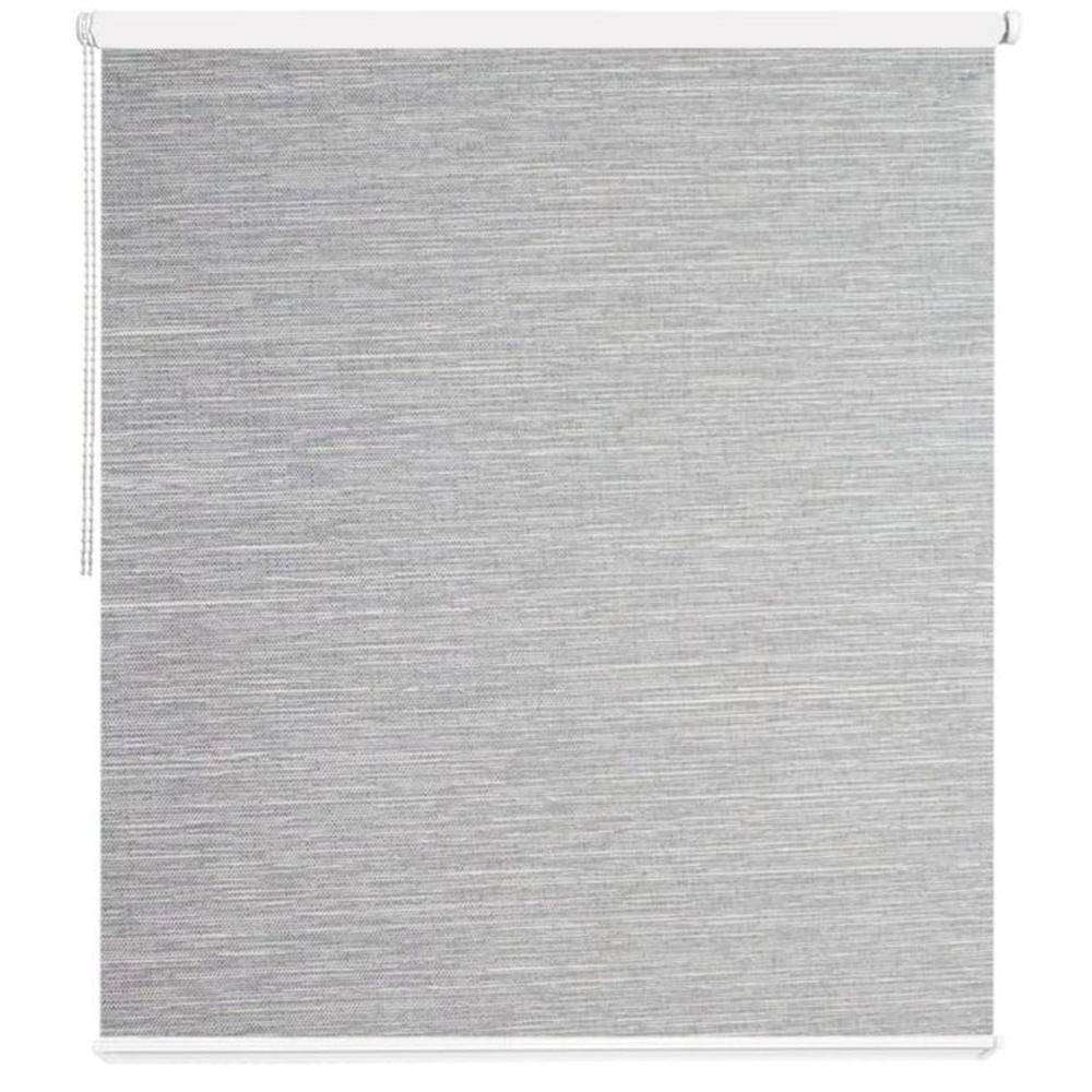Cortina Roller Blackout Textil Rústico Gris 150cm Ancho x 120cm Alto Gris Cortina Roller Blackout Textil Rústico Gris 150cm Ancho x 120cm Alto Gris