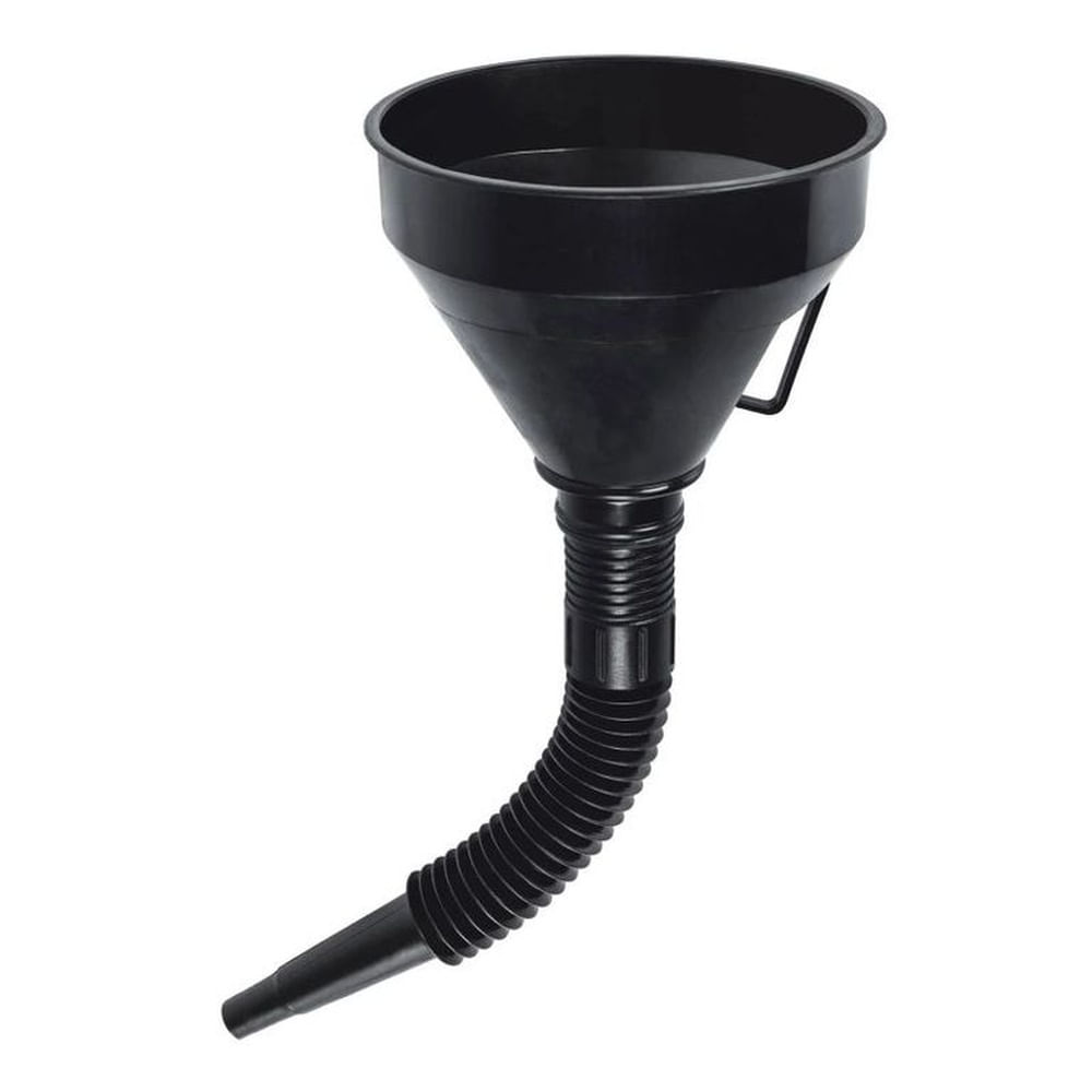 Embudo plástico 500 ml cuello flexible con filtro Truper - 11207 Embudo plástico 500 ml cuello flexible con filtro Truper - 11207