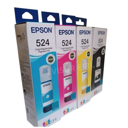 TINTA EPSON 524 KIT COMPLETO PACK 4 UND. TINTA EPSON 524 KIT COMPLETO PACK 4 UND.