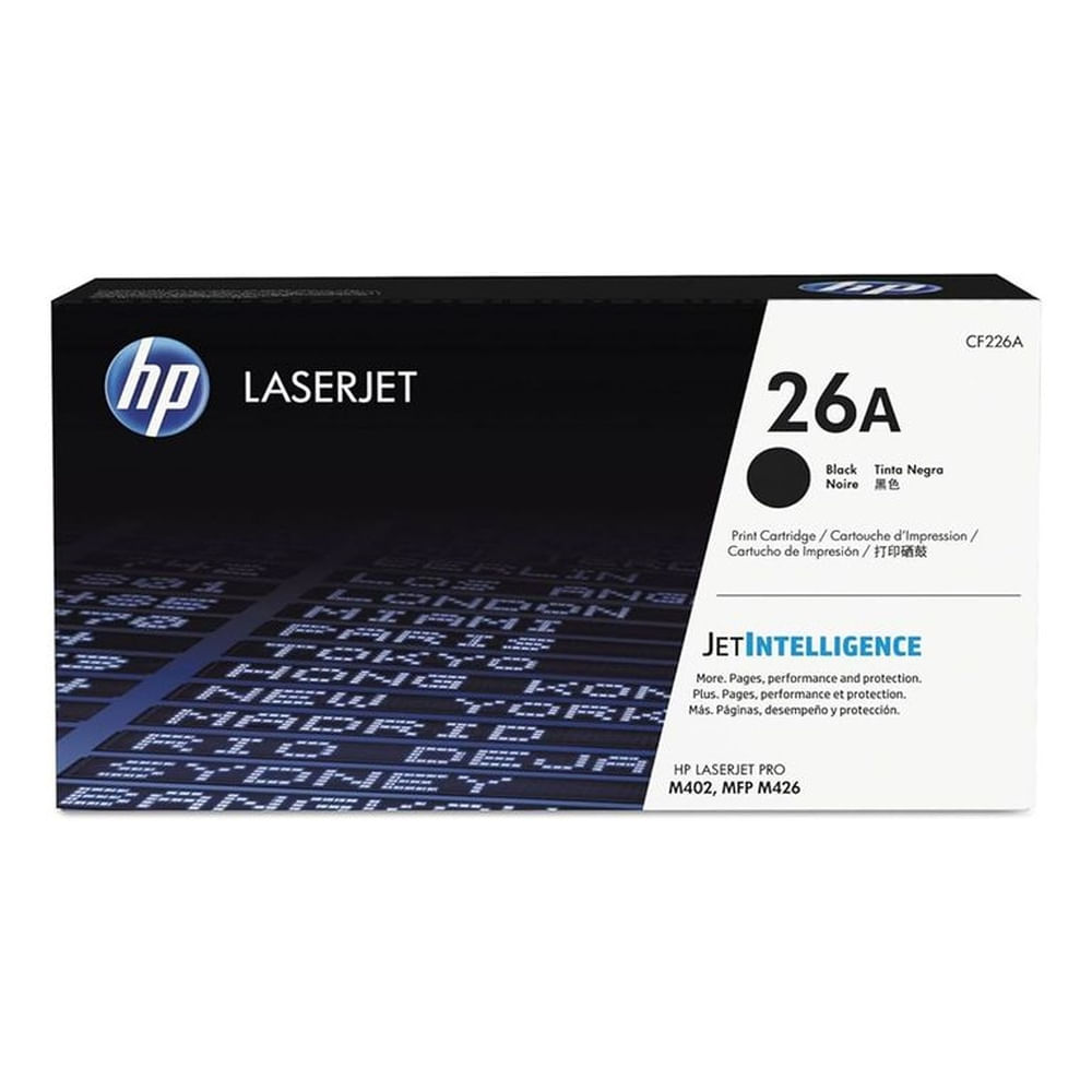 Toner HP 26A CF226A Negro  LaserJet Pro M402 MFP M426 3.1K Pág