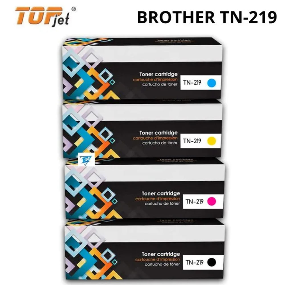 KIT DE TONER BROTHER TN-219 COMPATIBLE