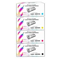 KIT DE TONER COMPATIBLE 125A NEGRO Y COLORES