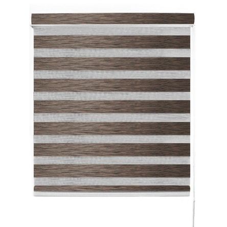 Cortina Roller Duo Premium Screen Marrón Ancho 190cm x Alto 180cm Marron