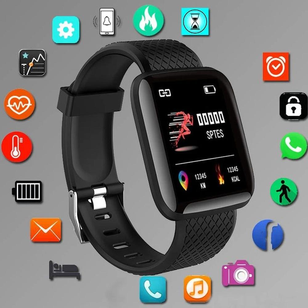 Smartband Fitness Negro Bluetooth Calorías Android IOS Navidad