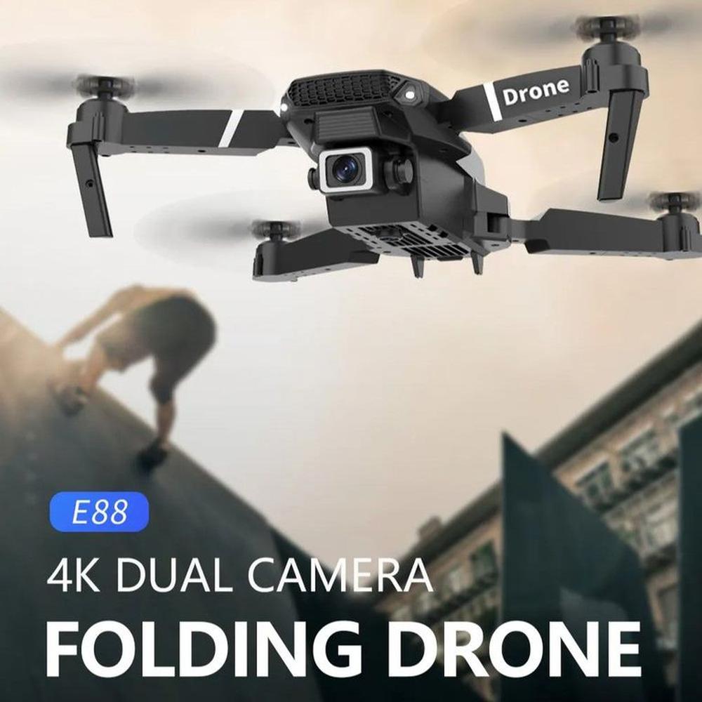 Dron Profesional E88 4K ORIGINAL WiFi Giro 360 HD RC Plegable Video Dron Profesional E88 4K ORIGINAL WiFi Giro 360 HD RC Plegable Video