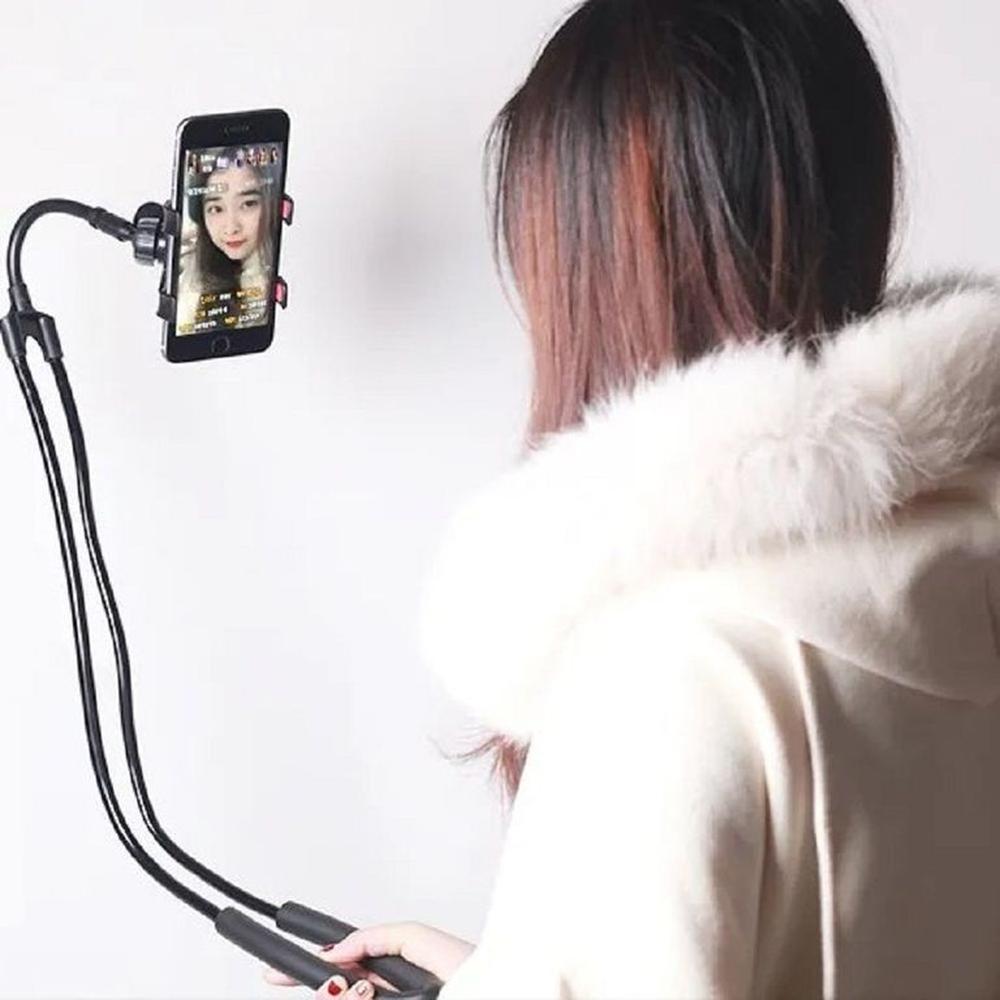 Soporte Flexible Colgante Cuello 360° Celular Regalo Navidad Genieka