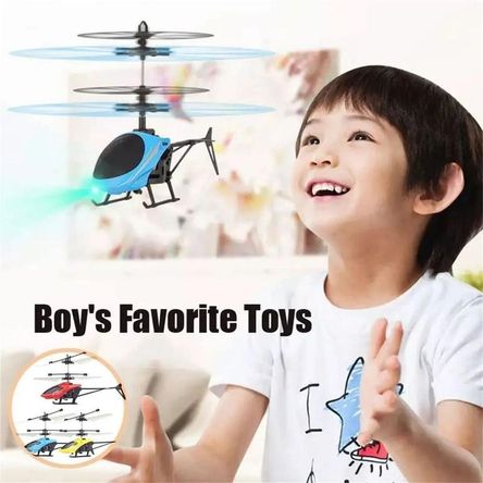 Helicóptero Control RC Resistente Mini Dron Día del Niño Azul