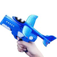 Avión + Catapulta Luz led Planeador Regalo Navidad Genieka