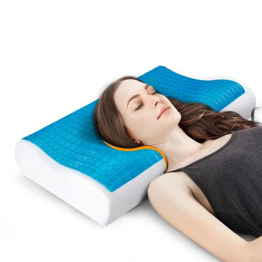 Almohada Ortopédica Memory Foam Espuma Viscoelástica Sueño Genieka.