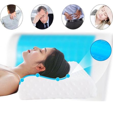 Almohada Viscoelástica Ortopédica Memory Foam Espuma Sueño Genieka. Almohada Viscoelástica Ortopédica Memory Foam Espuma Sueño Genieka.