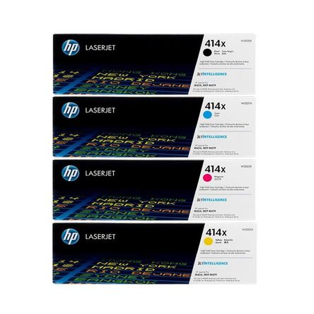 TONER HP 414X PACK COMPLETO 4 COLORES TONER HP 414X PACK COMPLETO 4 COLORES