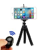 Trípode Para Celular Cámara + Control Remoto Negro Soporte Genieka