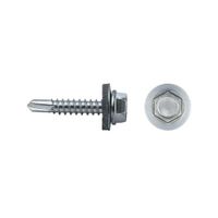 (50) Autoperforante 5/16"" (#10) x 1.1/2"" Barco  -  Gris