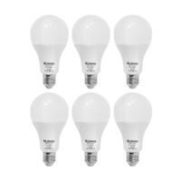 Pack x6 Focos LED KLISMAN E27 15W Luz Fría