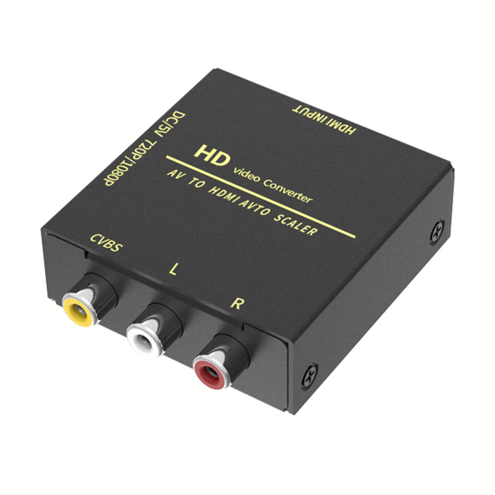 Convertidor Activo HDMI a AV RCA 1080p YH-0516 - Trautech Convertidor Activo HDMI a AV RCA 1080p YH-0516 - Trautech