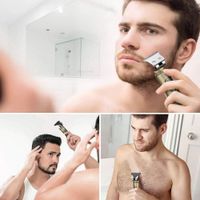 Afeitadora Cortadora 2 en 1 Hombre Kemei Portátil  Mod. KM-762 Genieka