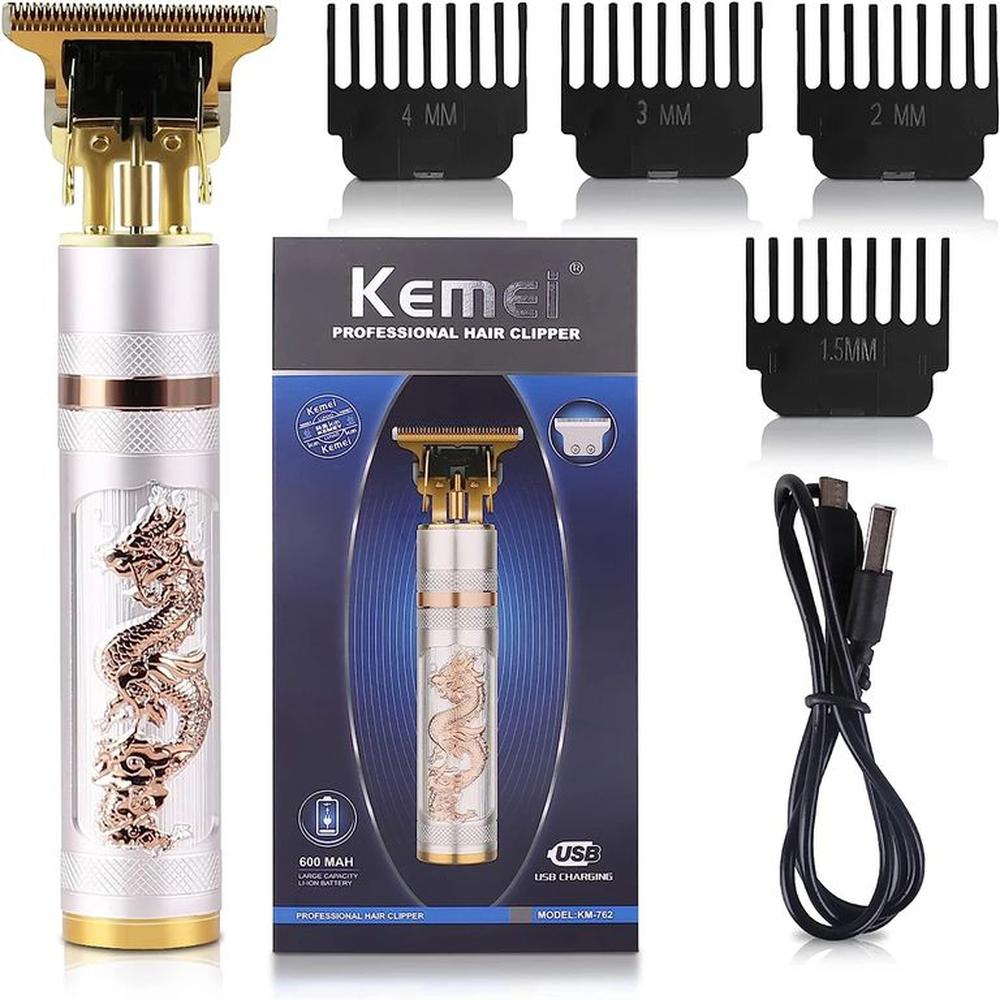 Afeitadora Profesional Portátil 2 en 1 Hombre Kemei Mod KM-762 Genieka Afeitadora Profesional Portátil 2 en 1 Hombre Kemei Mod KM-762 Genieka