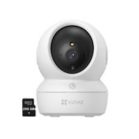 Cámara Wifi Inalámbrica Ezviz H6C PRO 3K 5Mp Gira 360 Micro SD 256Gb
