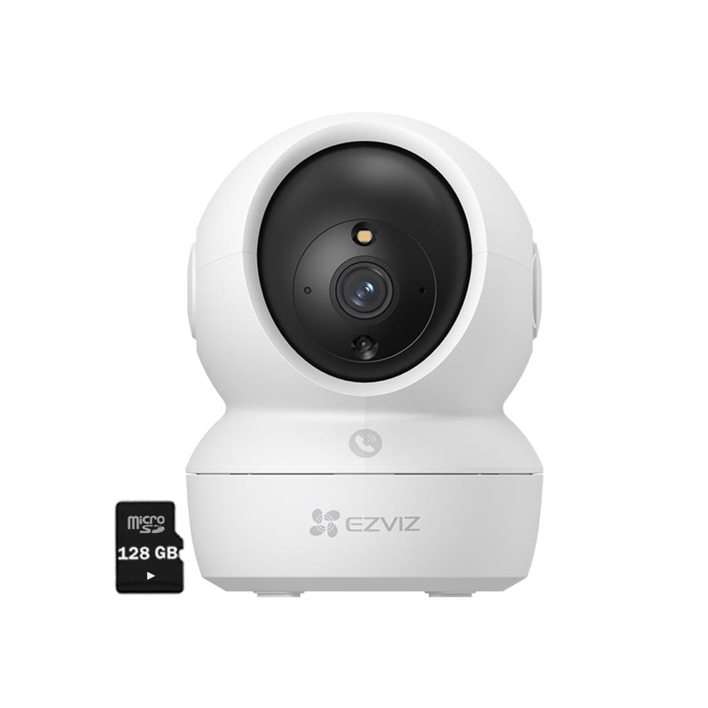 Cámara Wifi Inalámbrica Ezviz H6C PRO 3K 5Mp Gira 360 Micro SD 128Gb Cámara Wifi Inalámbrica Ezviz H6C PRO 3K 5Mp Gira 360 Micro SD 128Gb