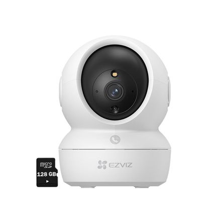 Cámara Wifi Inalámbrica H6C PRO 3K 5Mp Ezviz Gira 360 Micro SD 128Gb Cámara Wifi Inalámbrica H6C PRO 3K 5Mp Ezviz Gira 360 Micro SD 128Gb