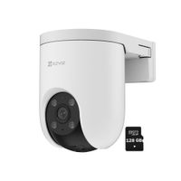 Cámara Seguridad Ezviz H8C 2K POE 3MP Gira 360 Wifi Micro SD 128GB