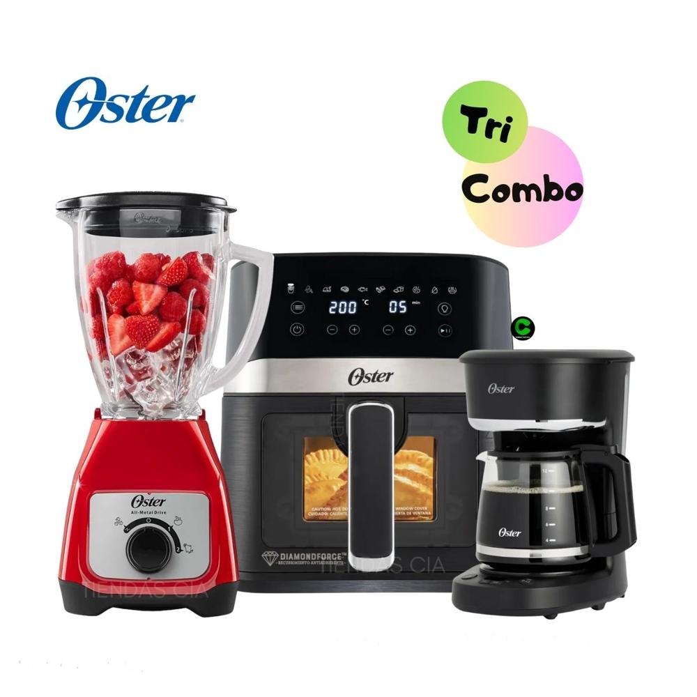 TriCombo Oster Licuadora - Freidora y Cafetera 12 Tazas