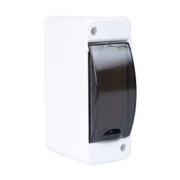 Tablero Adosable Poliestireno IP55 Werken Blanco 6.4x13.4 cm