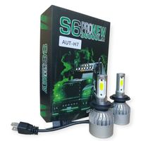 Foco Led Blanca S6 H7 12v 24v 36000 Lúmenes