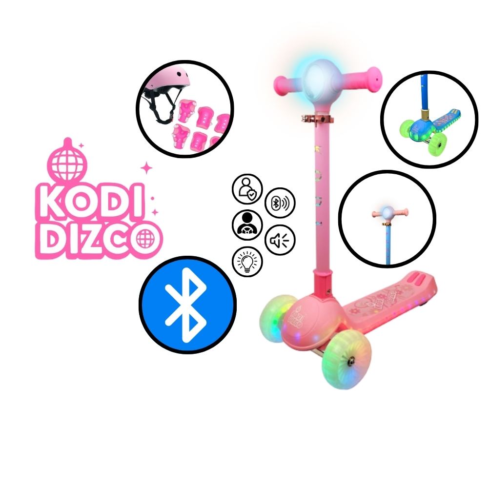 SCOOTER PARA NIÑAS CON BLUETOOTH KODI DIZCO