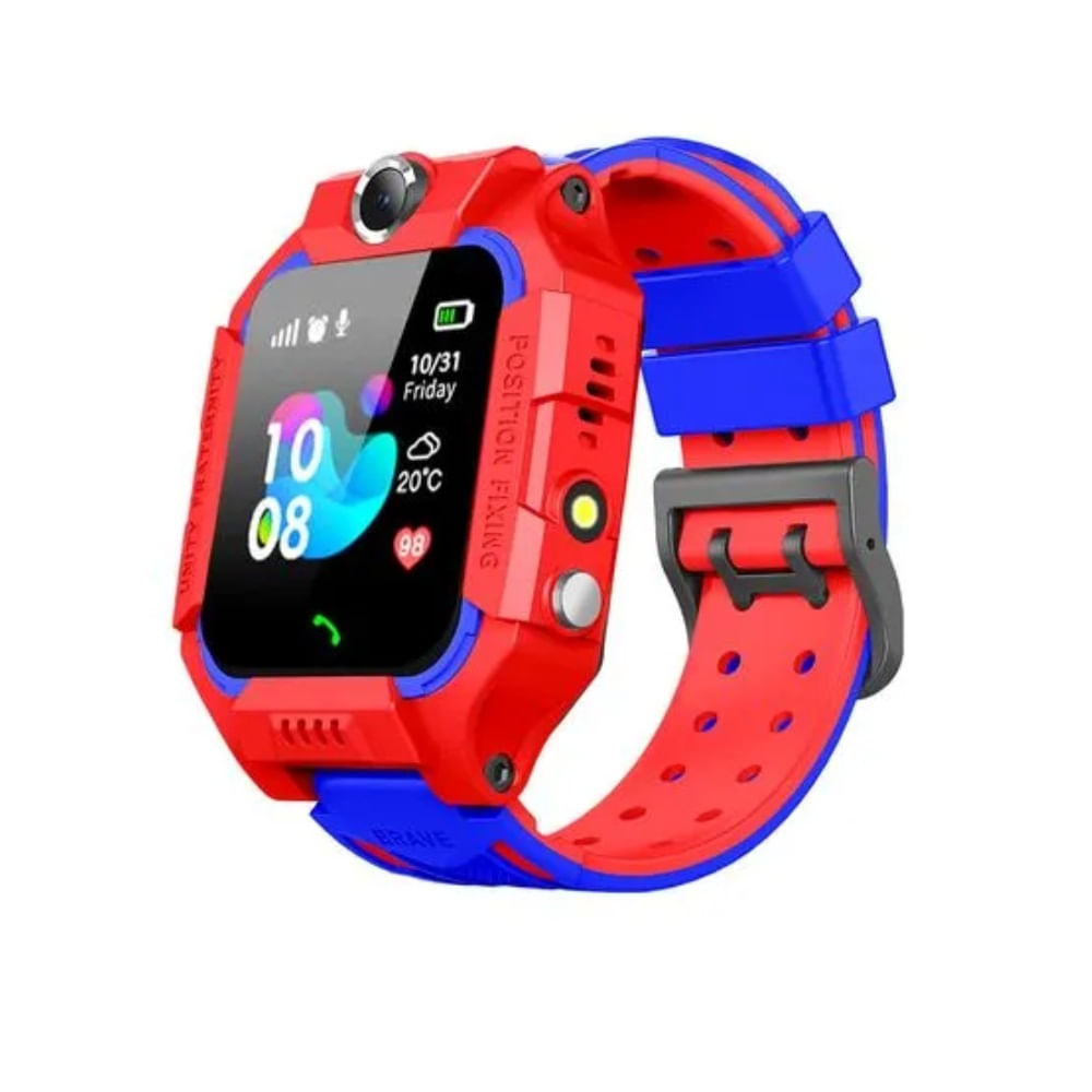 Smartwatch Q19 Chip Llamadas Cámara Rojo