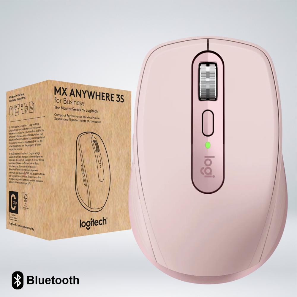 MOUSE LOGITECH MX ANYWHERE 3S BLUETOOTH WIRELESS 8K DPI USB-C