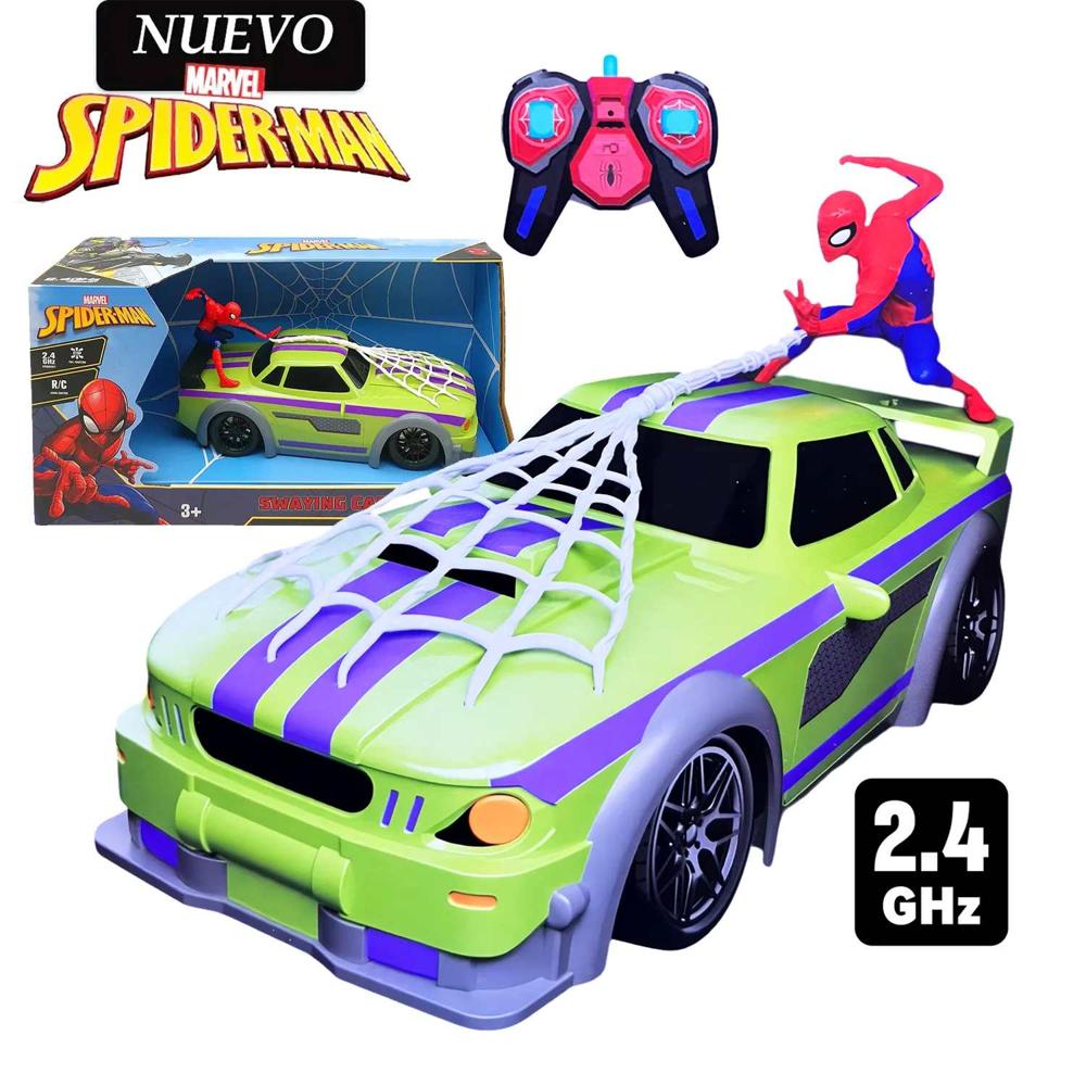 Juguete Carro de SPIDER-MAN con Función Balanceo con Control MM5588-104-01