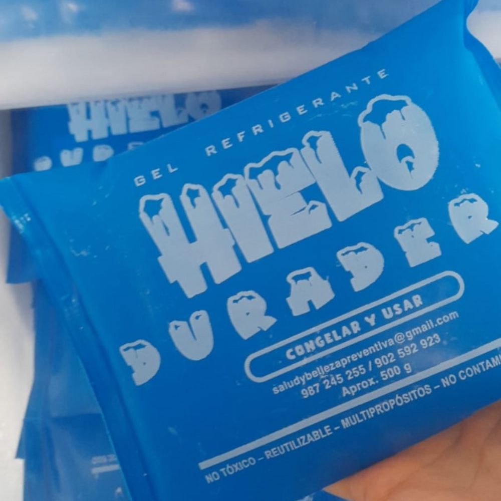 GEL REFRIGERANTE PARA HIELERA 500GRS X 06UN