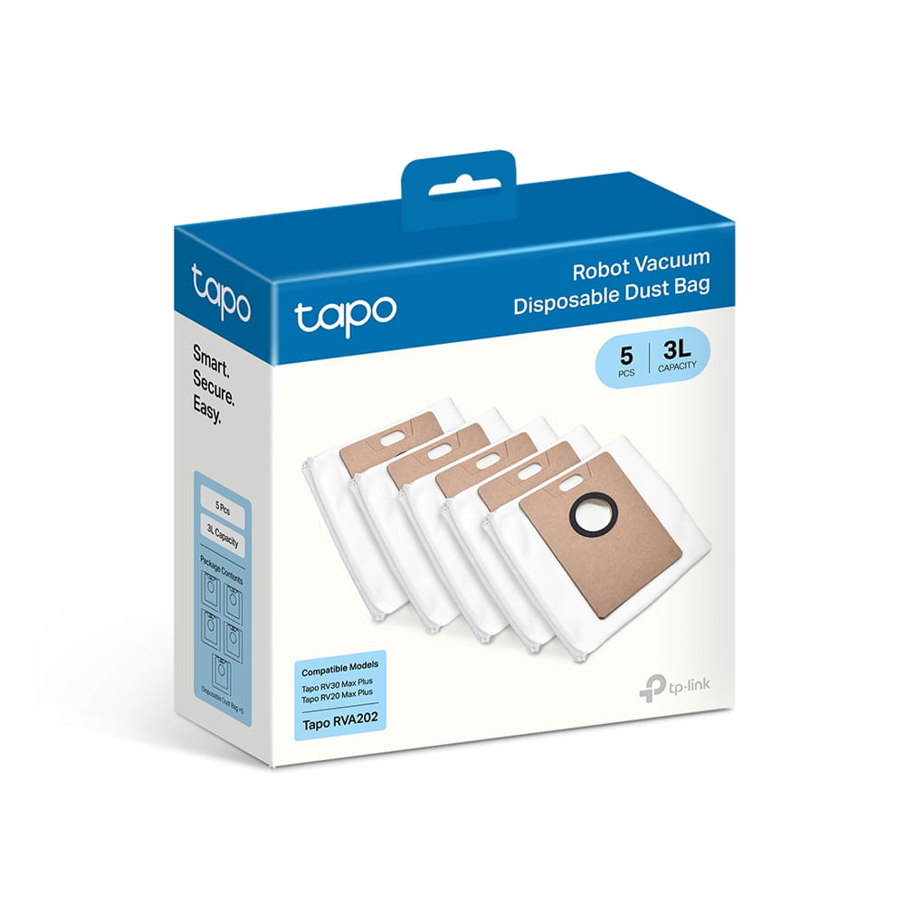 TPLink Tapo RVA202 Aspiradora de Mano Desechable Compacta 6000 Pa Color Blanco Conectividad Inalám
