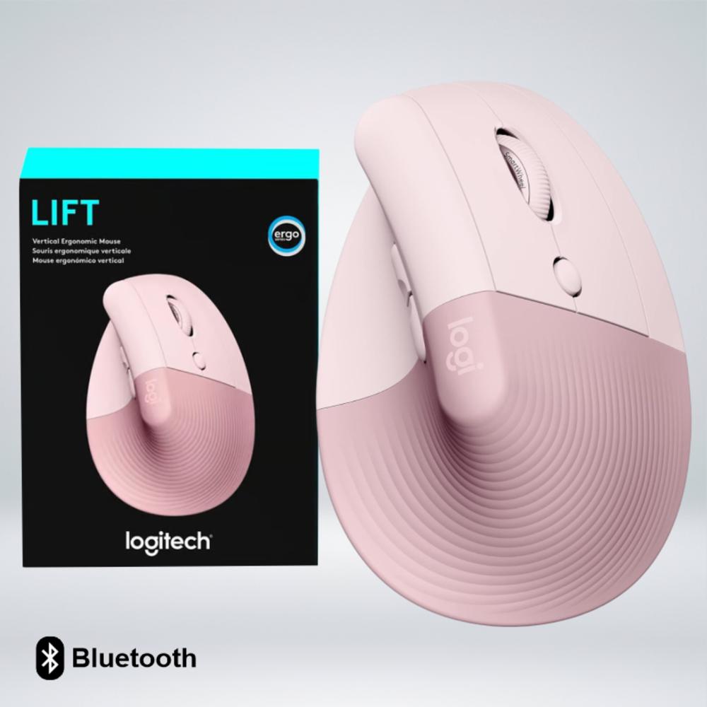 MOUSE LOGITECH LIFT VERTICAL WIRELESSBLUETOOTH COMODIDAD ANGULO 57