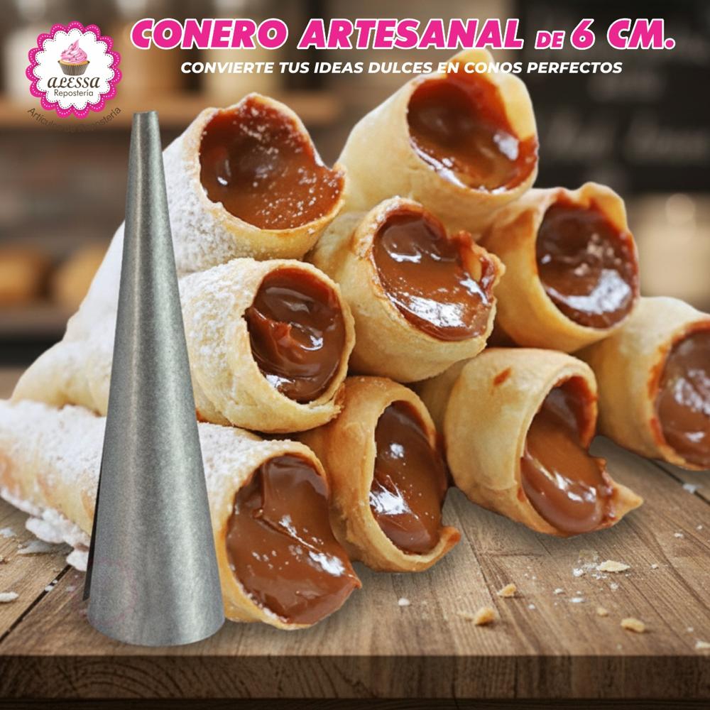 Conero Artesanal de 6 cm. para Repostería 50 unidades