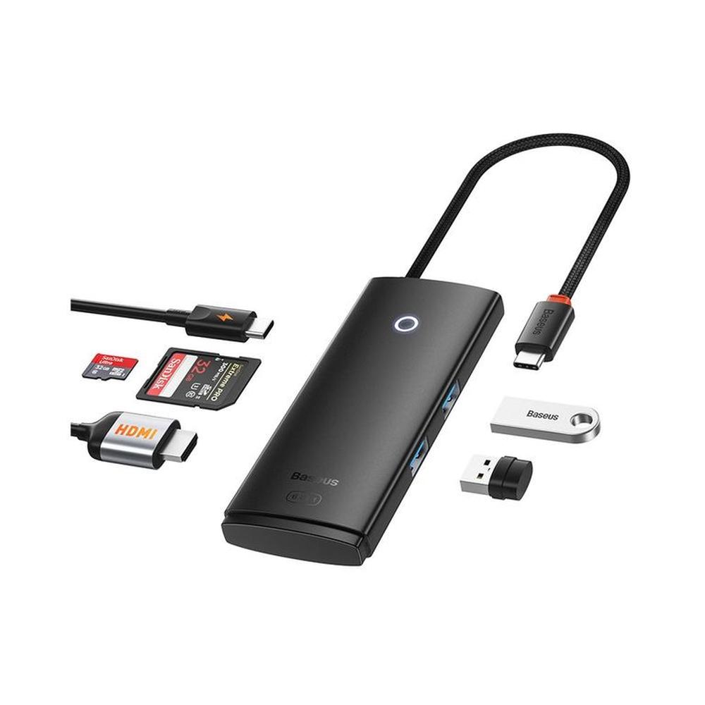 Lectora Baseus - Docking Station Type C 6 en 1