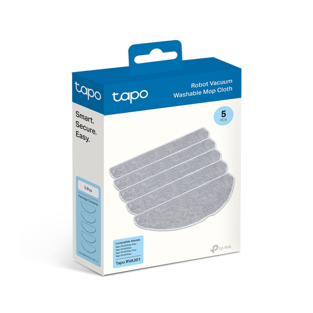 TPLink Tapo RVA301 Paño Lavable para Mopa de Limpieza Efectiva y Reutilizable