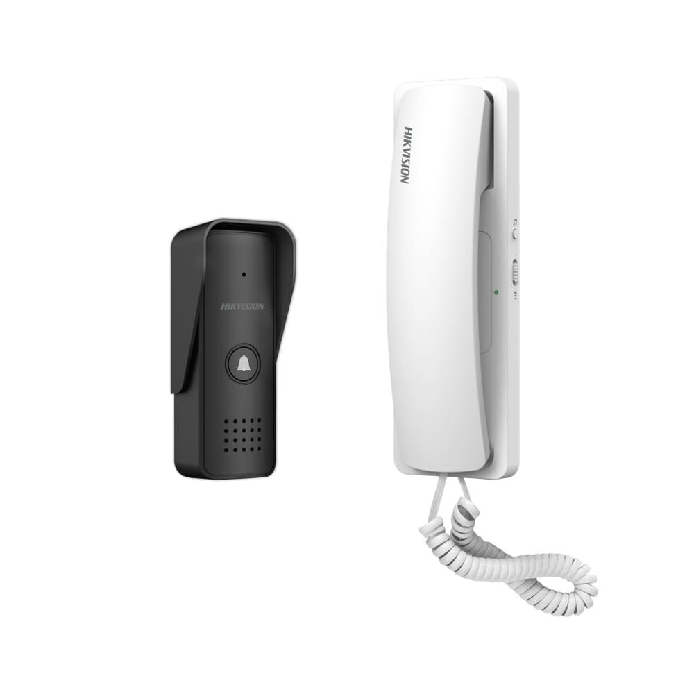 Intercom Kit Hikvision DSKIS103 con video a color y conectividad IP para seguridad doméstica