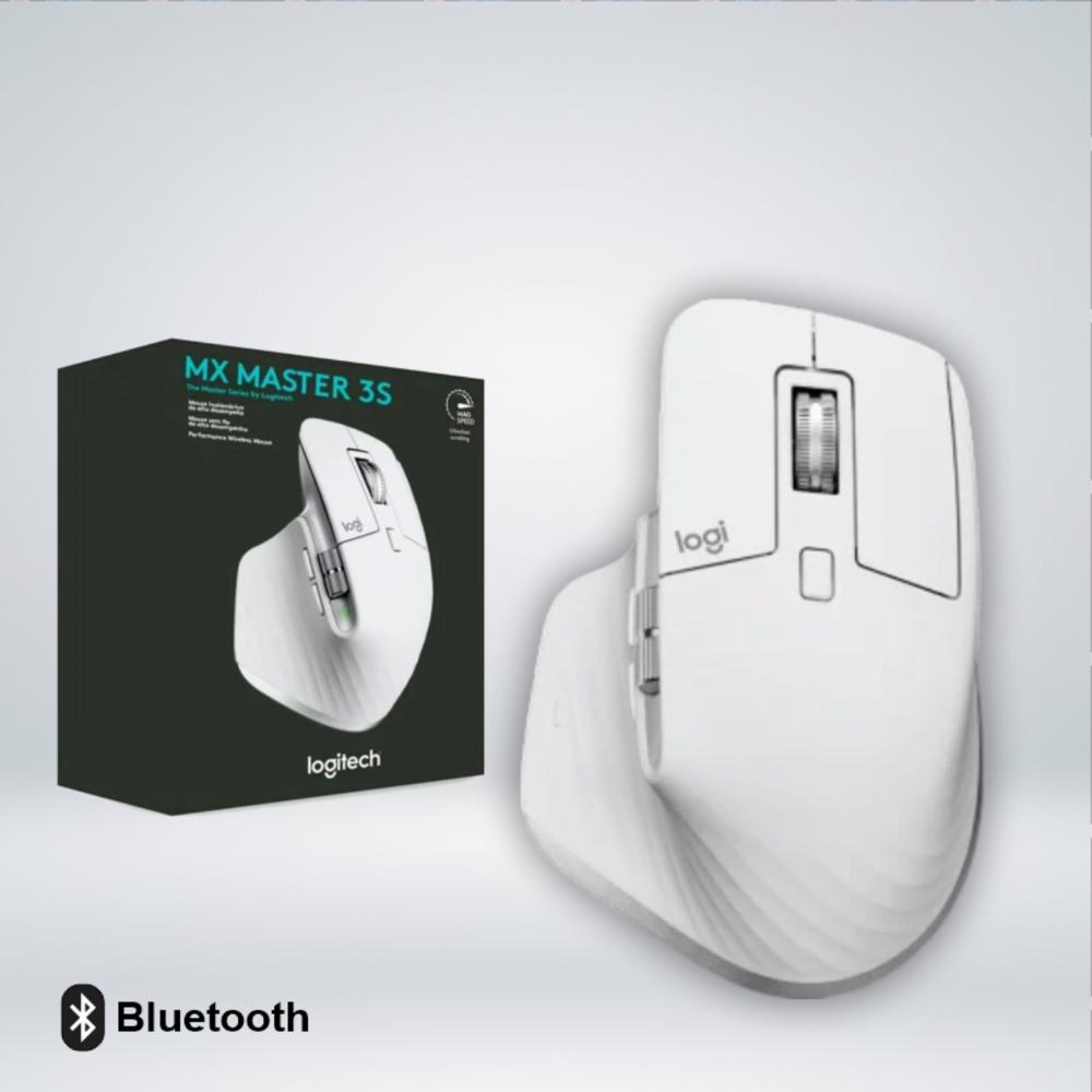 MOUSE LOGITECH MX MASTER 3S BLUETOOTH SENSOR 8K DPI 7 BOTONES