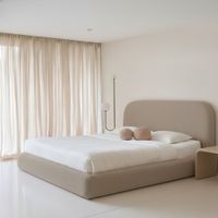CAMA BOX TARIMA NUDEDED 1.5 PLAZAS MARRON