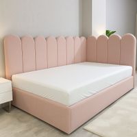 CAMA BOX TARIMA INFANTIL ROSA  2 PLAZAS